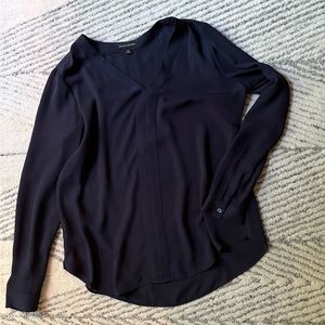 Banana Republic Navy Long sleeve Blouse
